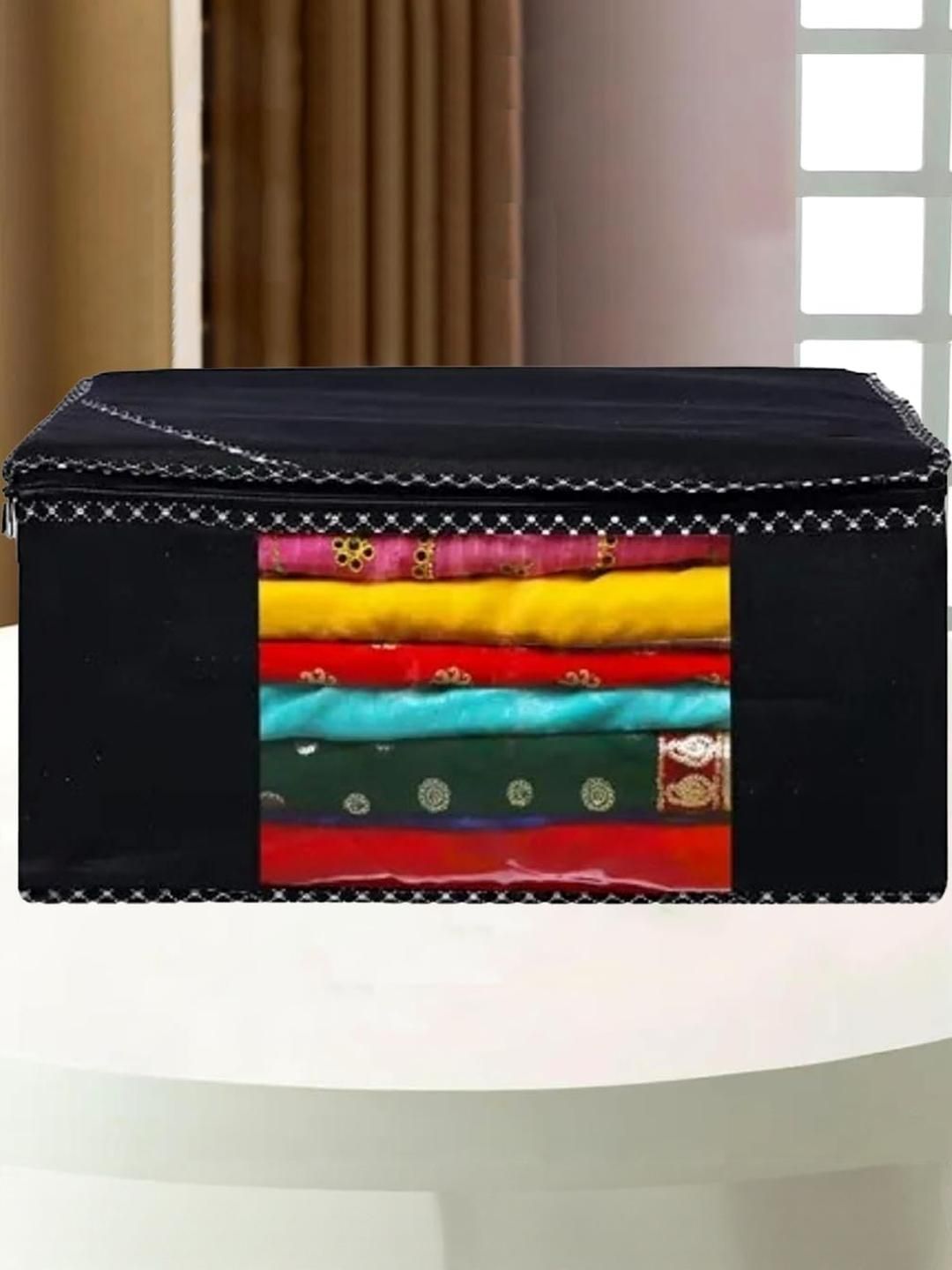AMAK INC Black Fabric Multi-Utility Wardrobe Organisers-picture-49