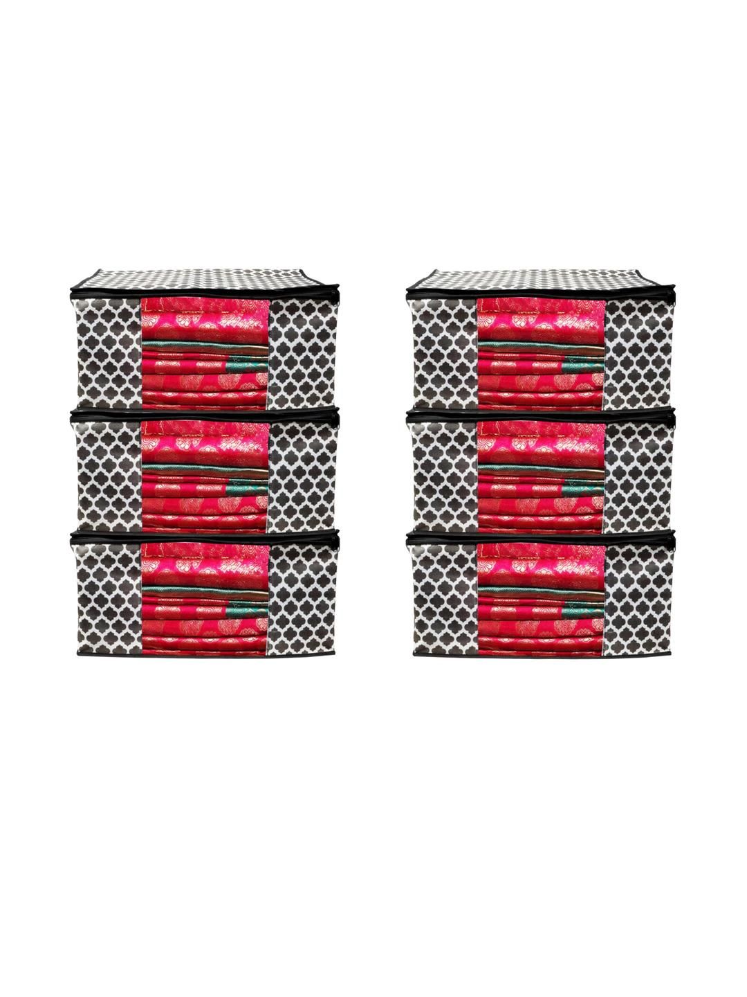 AMAK INC Black Fabric Multi-Utility Wardrobe Organisers-picture-34