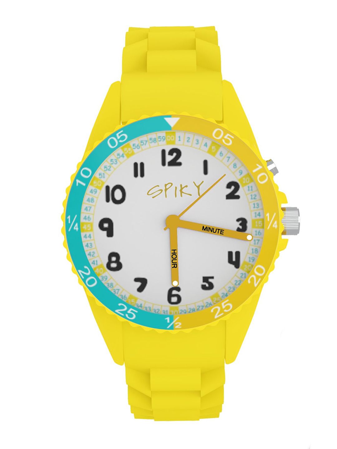 Spiky Kids Dial & Textured Straps Analogue Watch SPKEVA30_C3_Ylw-picture-29