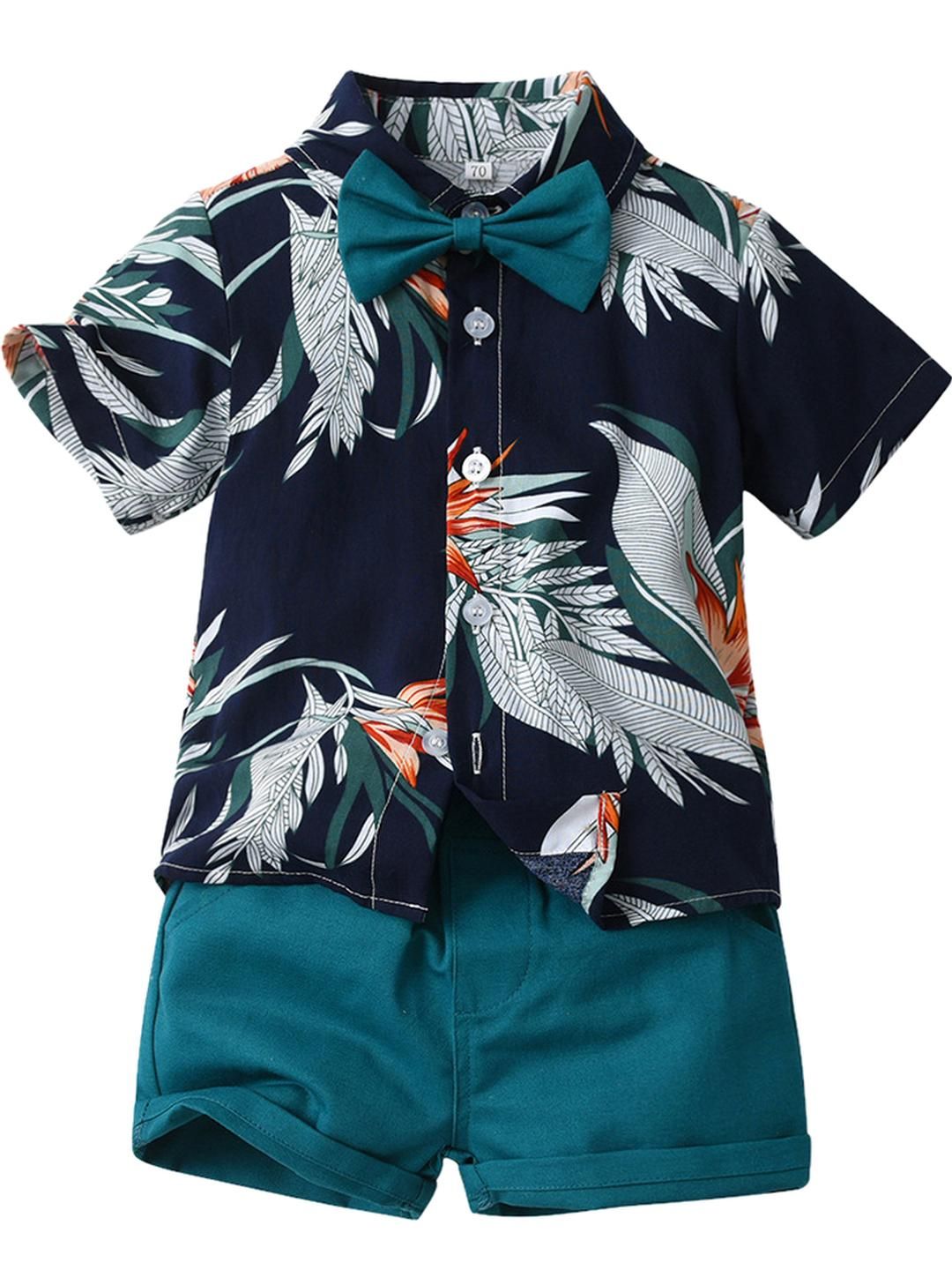 Lil Tomatoes Boys Navy Blue Clothing Set-picture-30