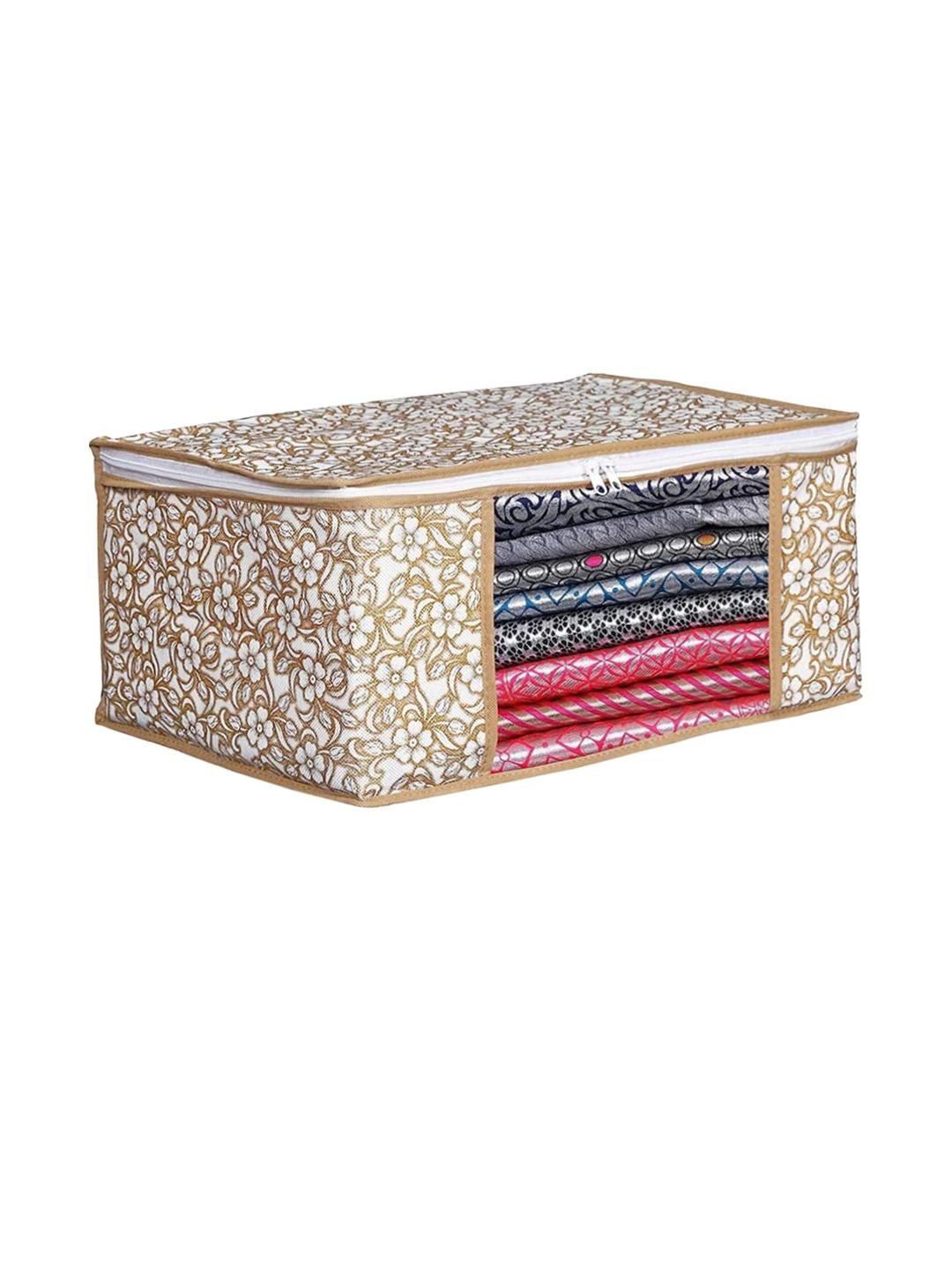 AMAK INC Beige Fabric Multi-Utility Wardrobe Organisers-image-17