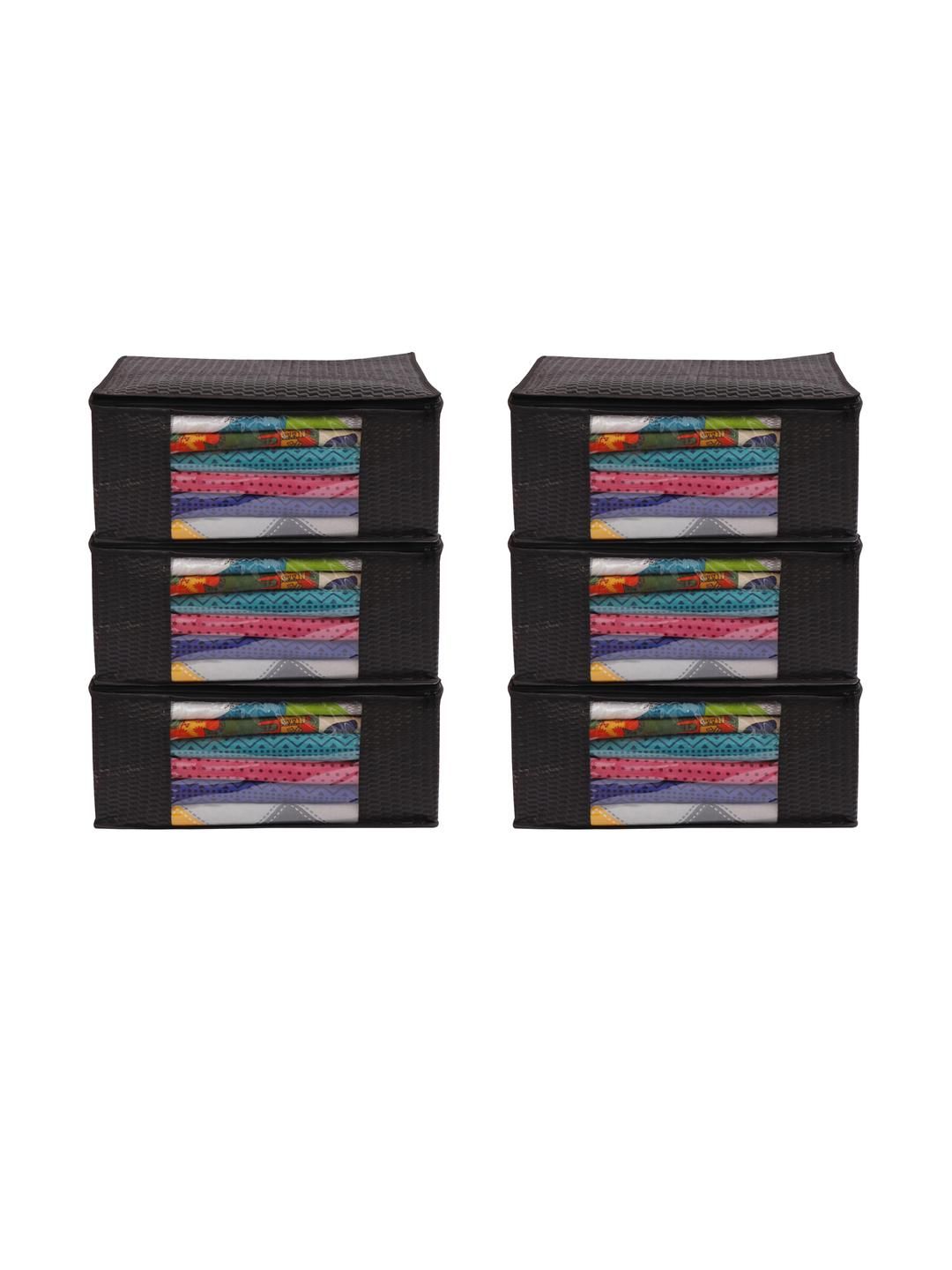 AMAK INC Black Fabric Multi-Utility Wardrobe Organisers-picture-25