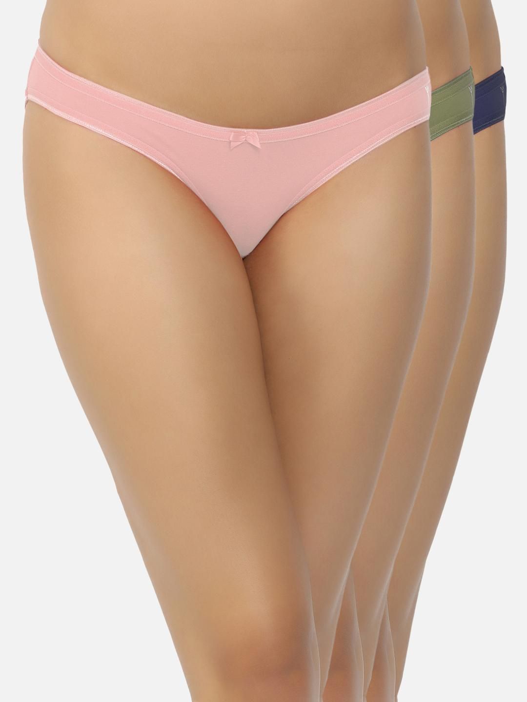 Shyygl Set of 3 Low-Rise Bikini Briefs-picture-28