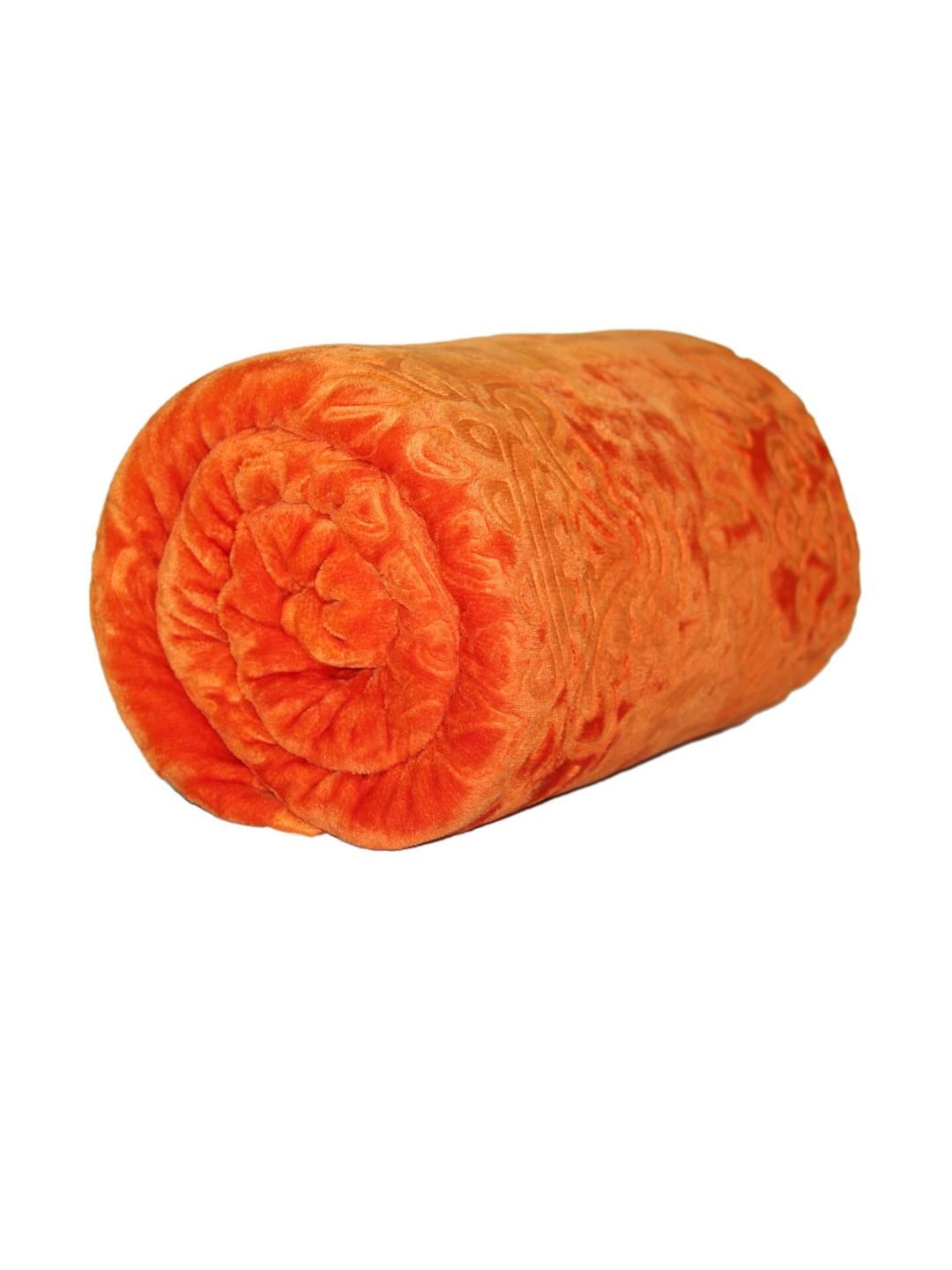 Doristyle Pink 300 GSM SOLID MINK Single Bed Blanket-picture-42