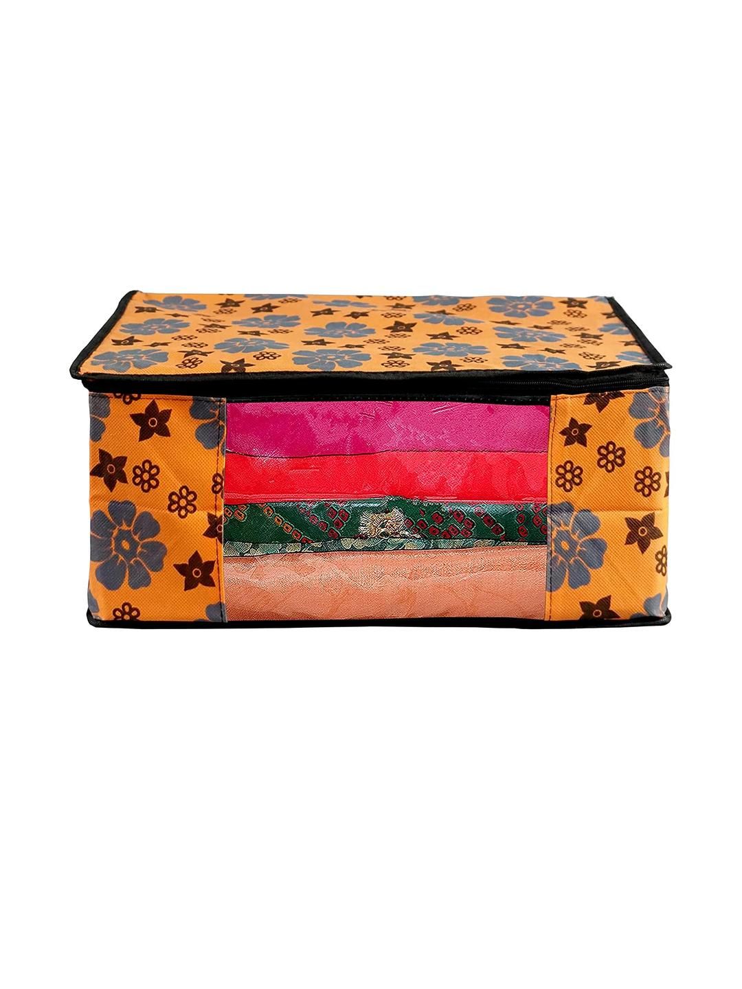 AMAK INC Orange Fabric Multi-Utility Wardrobe Organisers-picture-41
