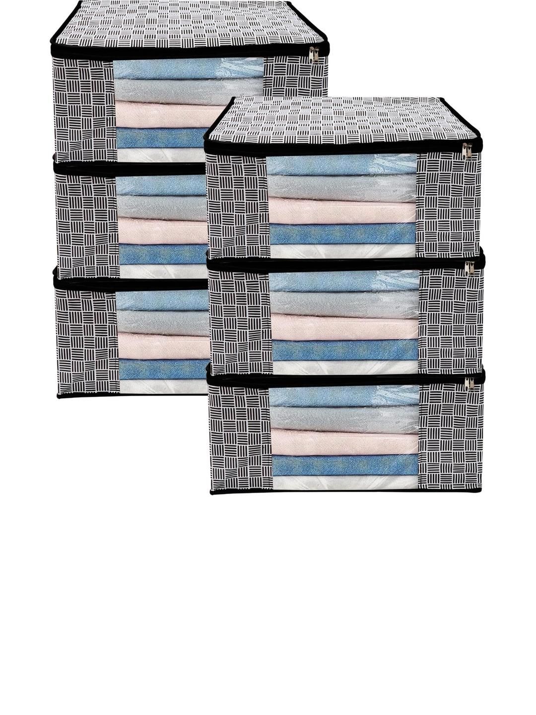 AMAK INC Black Fabric Multi-Utility Wardrobe Organisers-picture-24