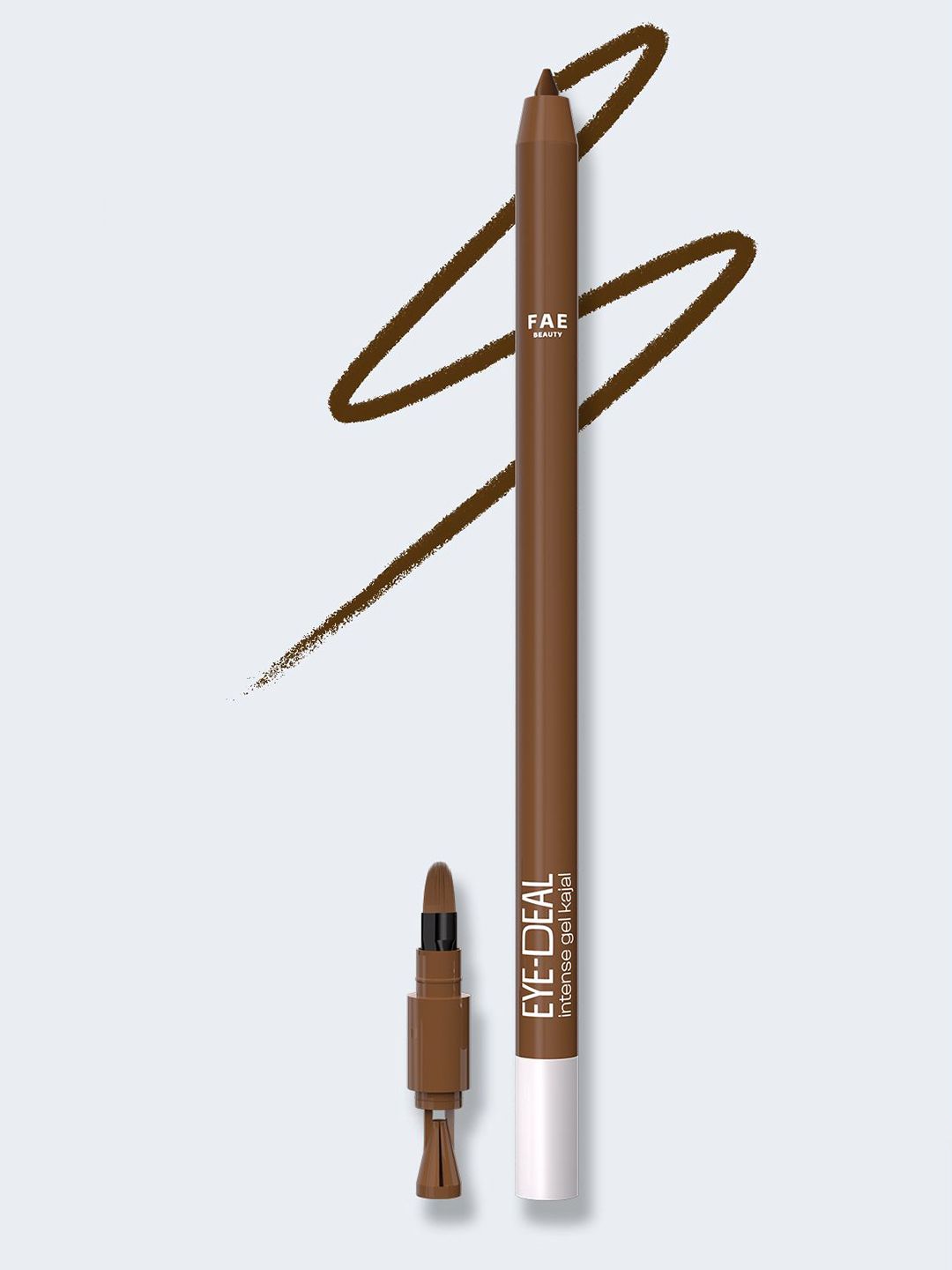 FAE BEAUTY Eye-Deal Waterproof Intense Gel Kajal- 0.35 g- Brown-picture-34