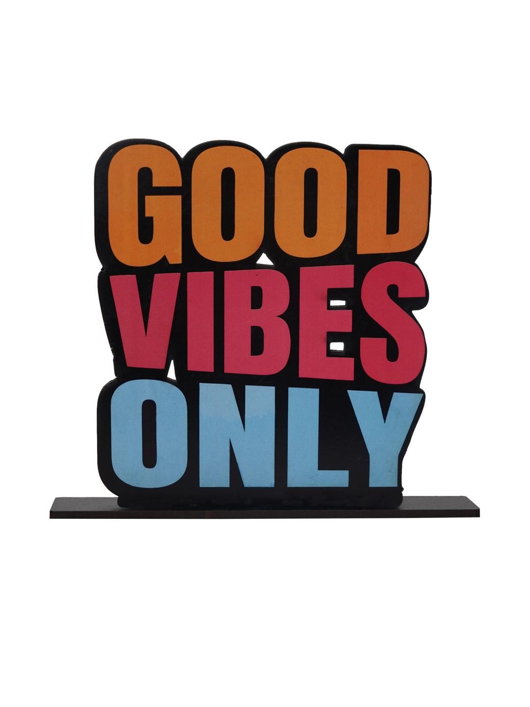 POSITIVE VIBE LIFESTYLE Multi Coloured Signs and Plaques Wall Decor-picture-37