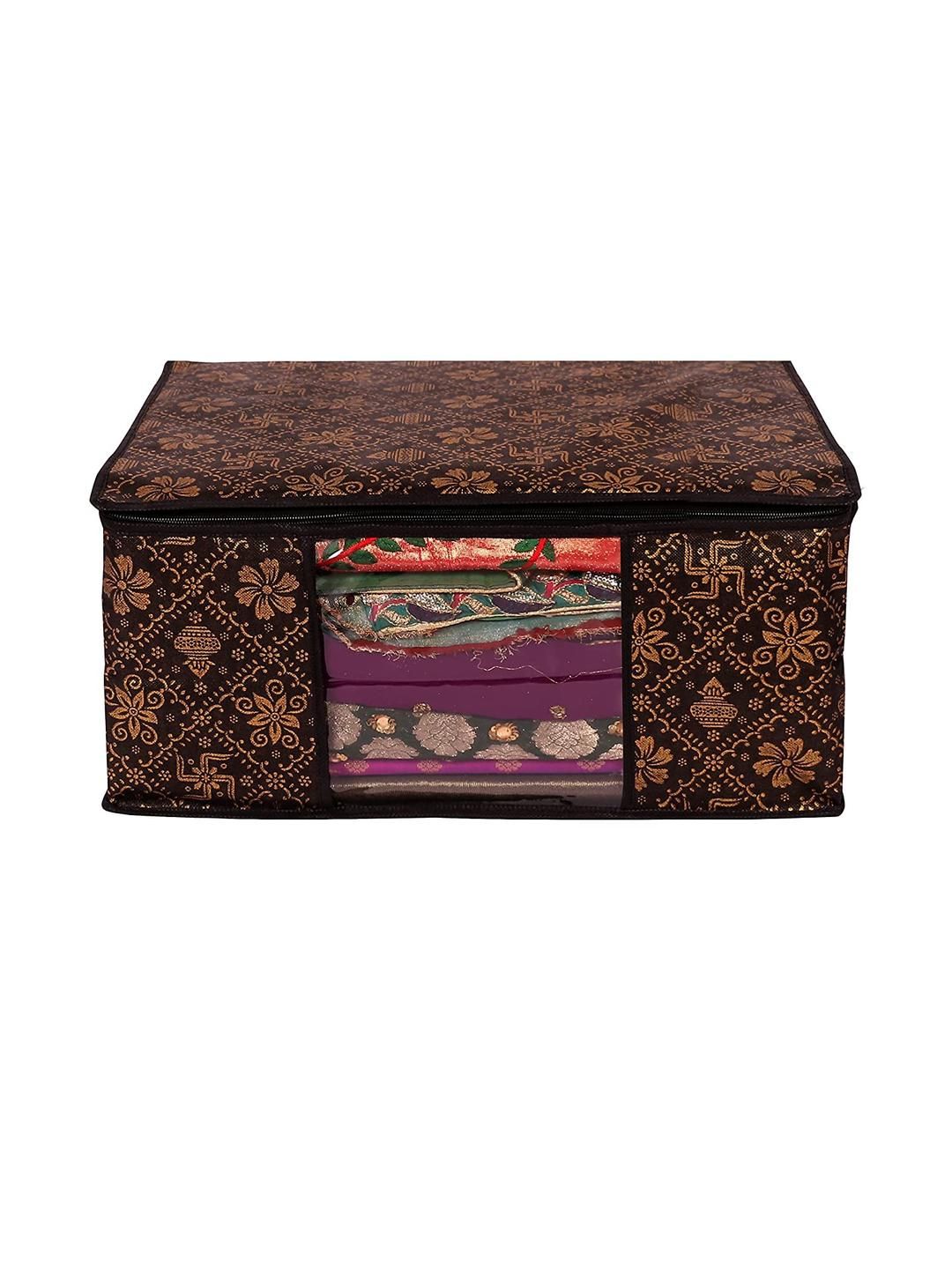 AMAK INC Brown Fabric Multi-Utility Wardrobe Organisers-image-20