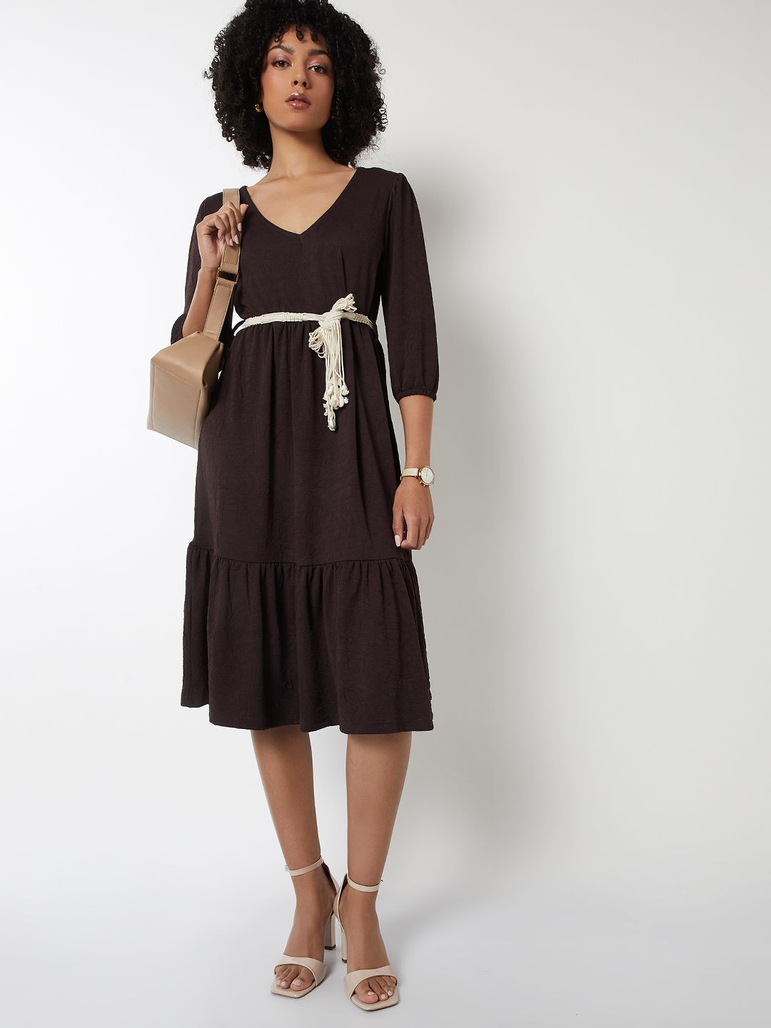 max Women A-Line Midi Dress