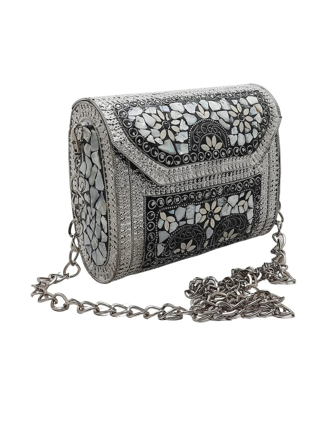 SHAKUNTLA VINTAGE Multicolor Clutch-picture-10