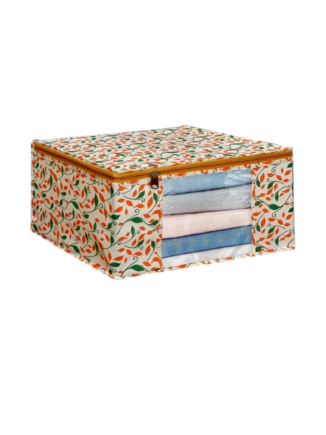 AMAK INC Orange Fabric Multi-Utility Wardrobe Organisers-picture-34
