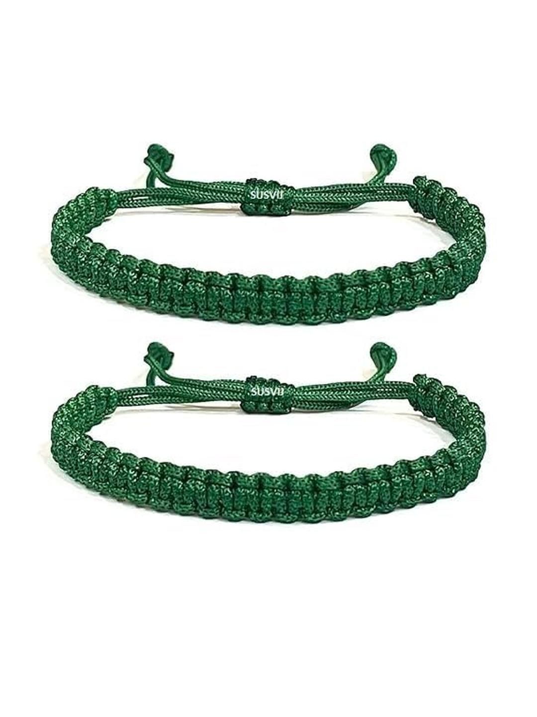 SUSVIJ Green elasticated Unisex Bracelet-picture-43