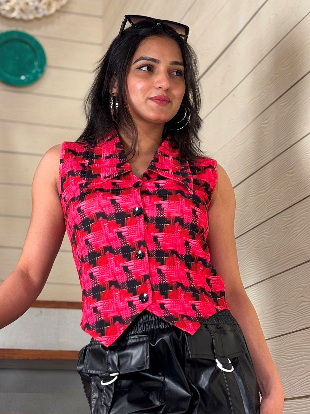 TANDUL Checked Waistcoat-picture-18