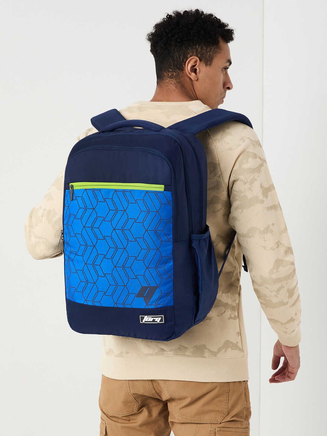 Wildcraft Torq Unisex Geometric Screen Printed Backpack-picture-27
