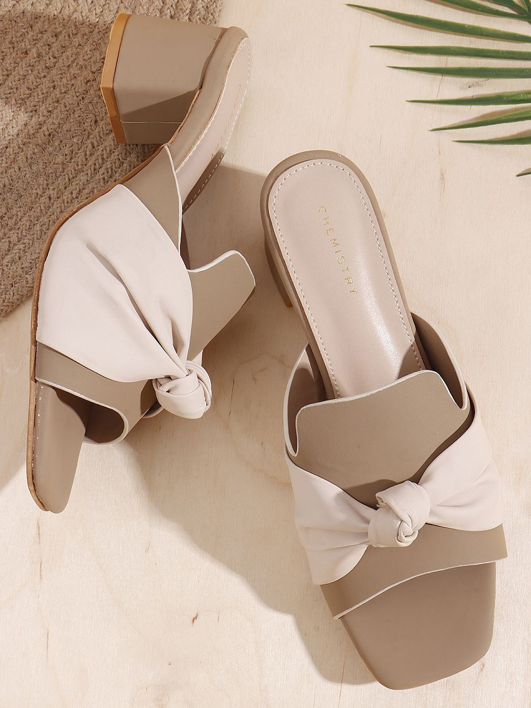 Chemistry Women Colourblocked Open Toe Block Heele Sandals-picture-31