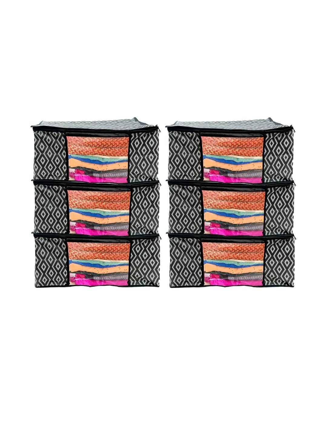 AMAK INC Black Fabric Multi-Utility Wardrobe Organisers-picture-39