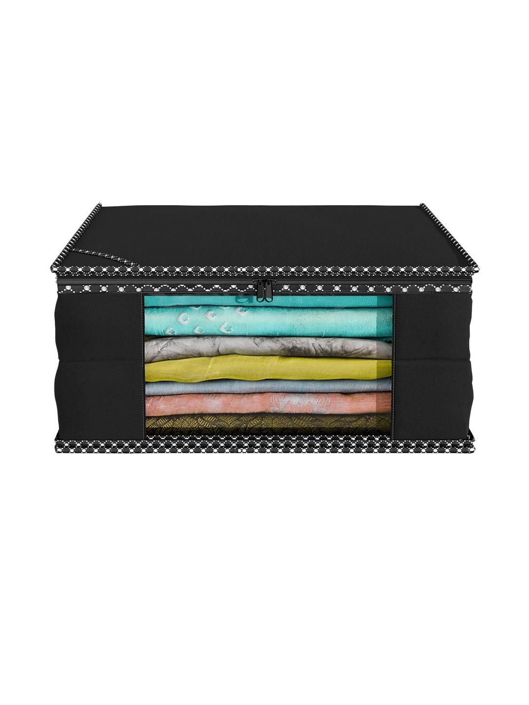 AMAK INC Black Fabric Multi-Utility Wardrobe Organisers-picture-10
