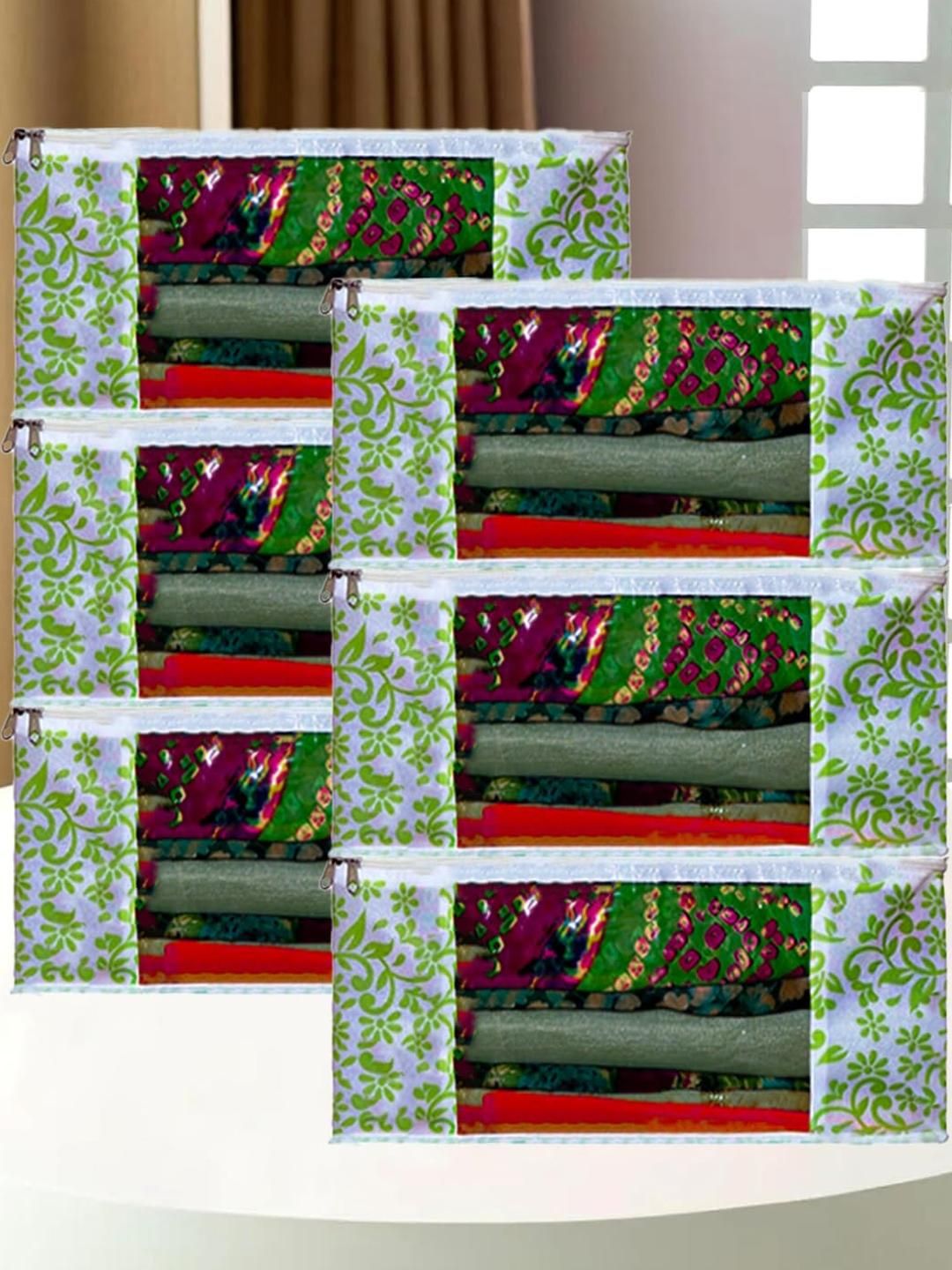 AMAK INC Green Fabric Multi-Utility Wardrobe Organisers-image-34