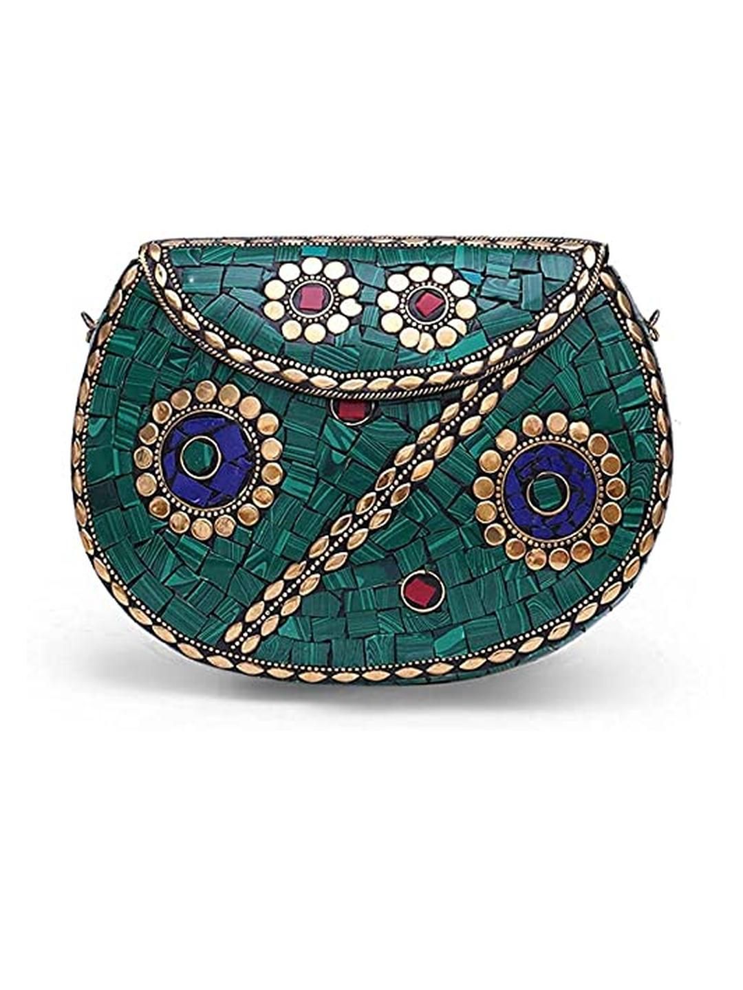 SHAKUNTLA VINTAGE Multicolor Clutch-picture-15