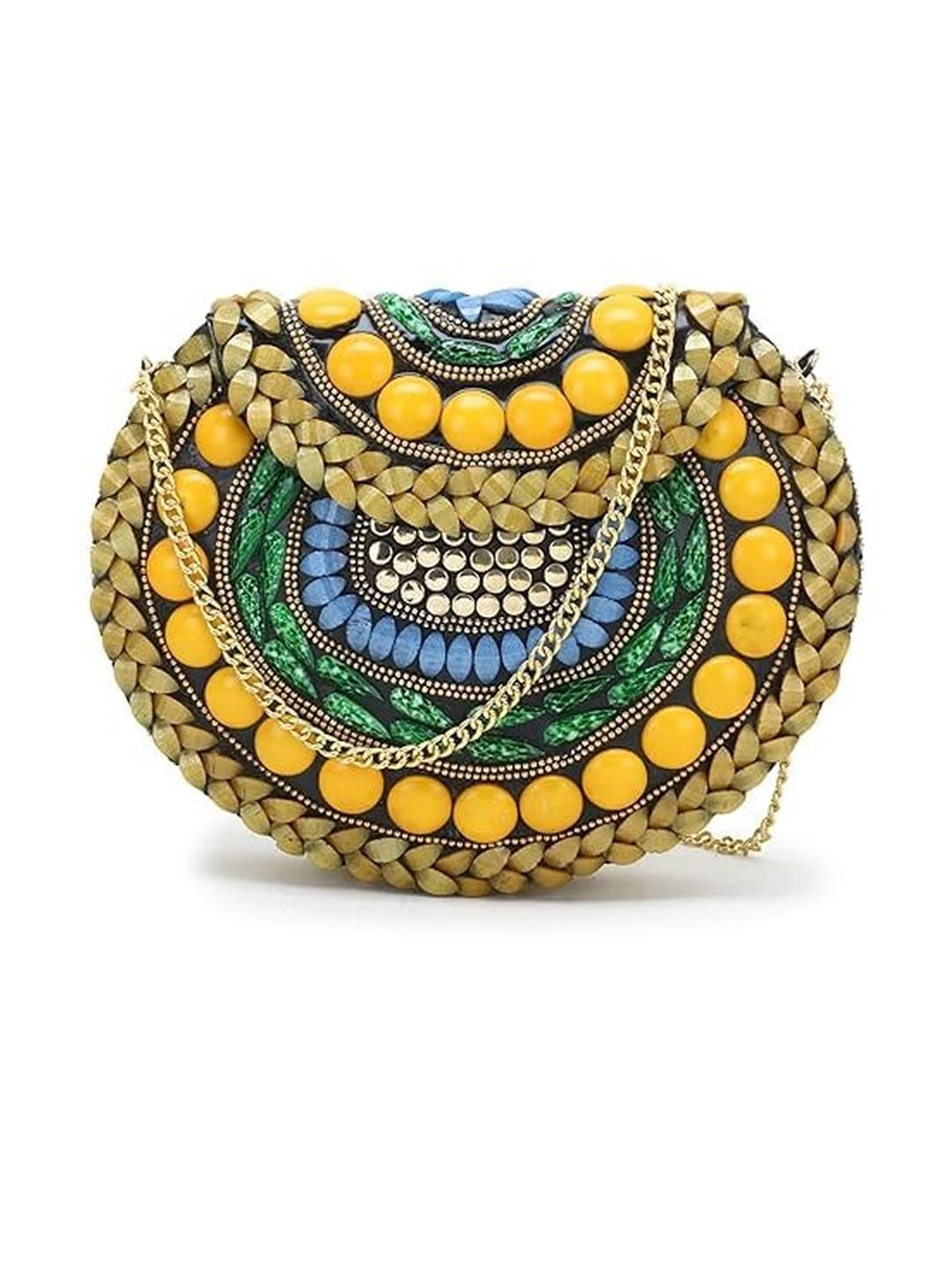 SHAKUNTLA VINTAGE Multicolor Clutch-picture-25