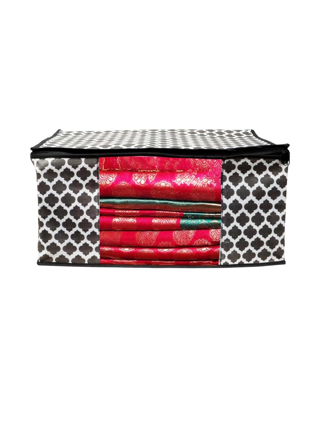 AMAK INC Black Fabric Multi-Utility Wardrobe Organisers-picture-24