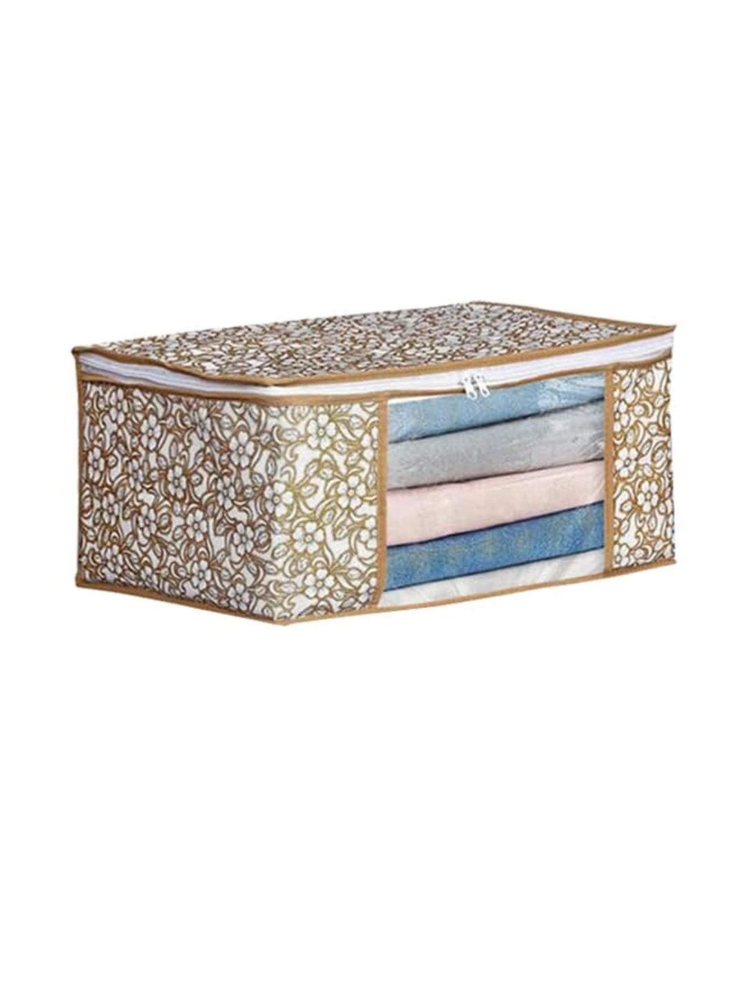 AMAK INC Beige Fabric Multi-Utility Wardrobe Organisers-picture-14