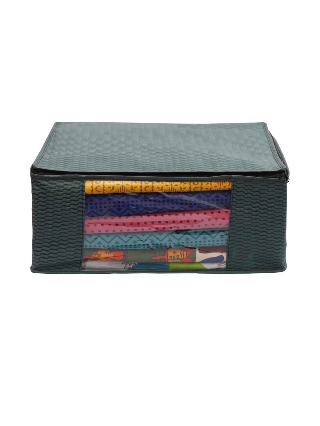 AMAK INC Green Fabric Multi-Utility Wardrobe Organisers-image-33