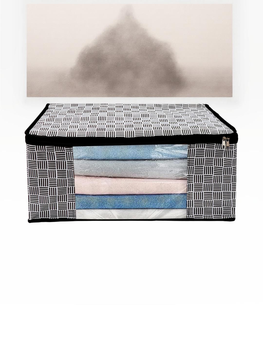 AMAK INC Black Fabric Multi-Utility Wardrobe Organisers-picture-24