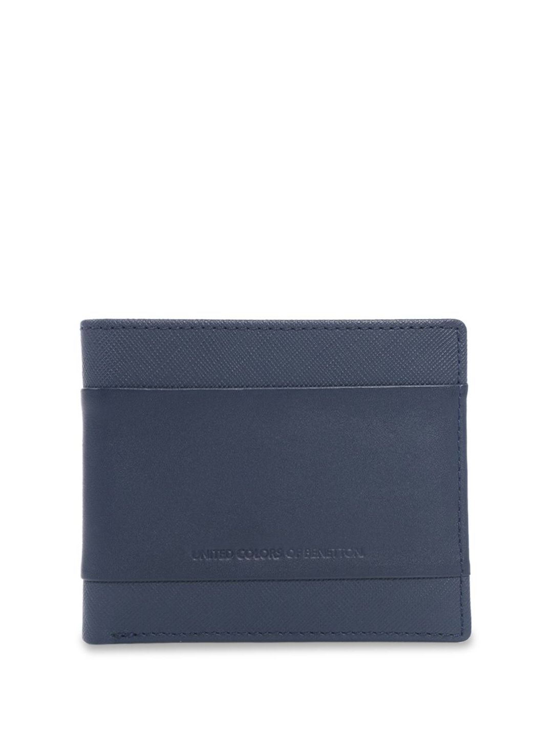 United Colors of Benetton Men Leather Two Fold Wallets with SIM Card Holder-image-14