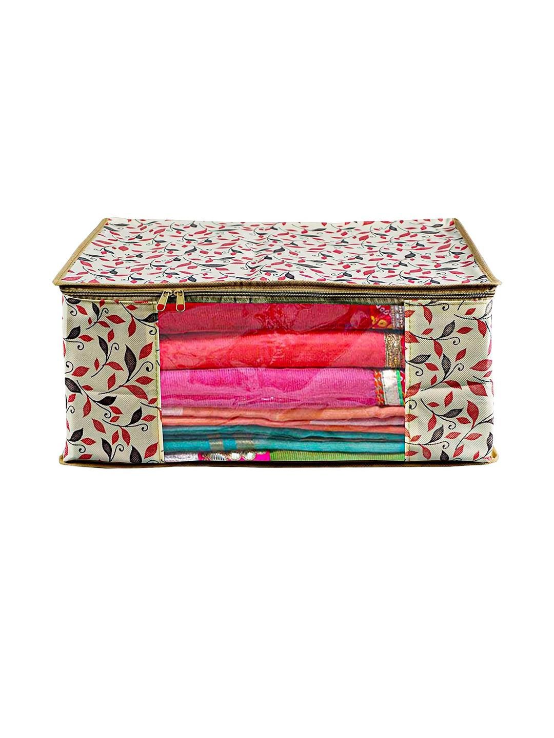 AMAK INC Orange Fabric Multi-Utility Wardrobe Organisers-picture-1