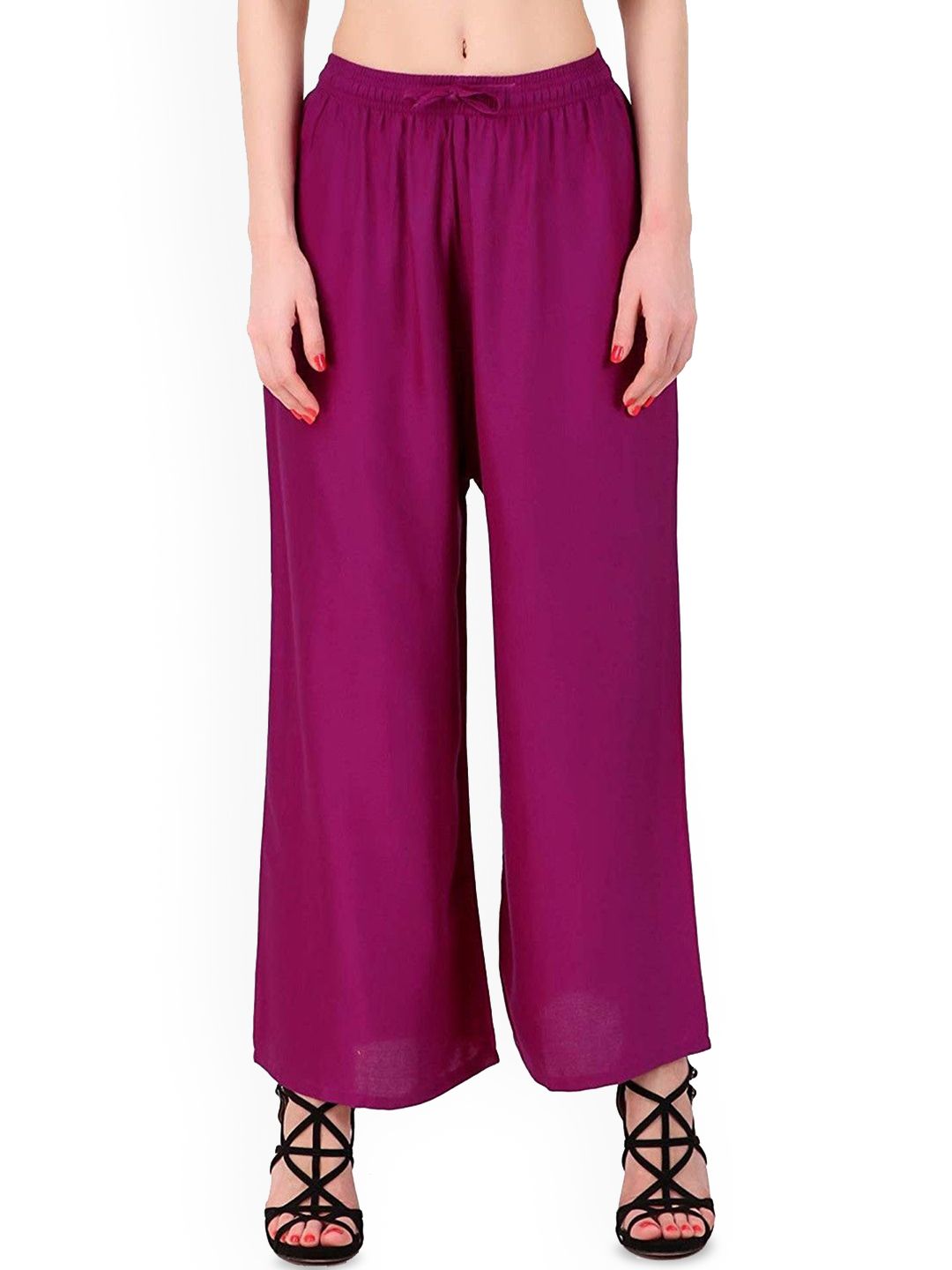 SRISARAS Women Ethnic Straight Palazzos-image-16