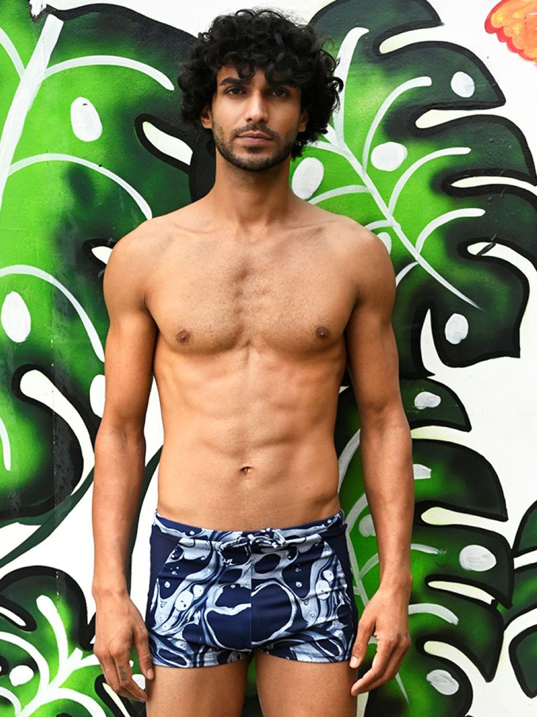TROVE - 365 Days of Summer Swim Trunk in Imprints of Flow Vivid Wavelets-image-33