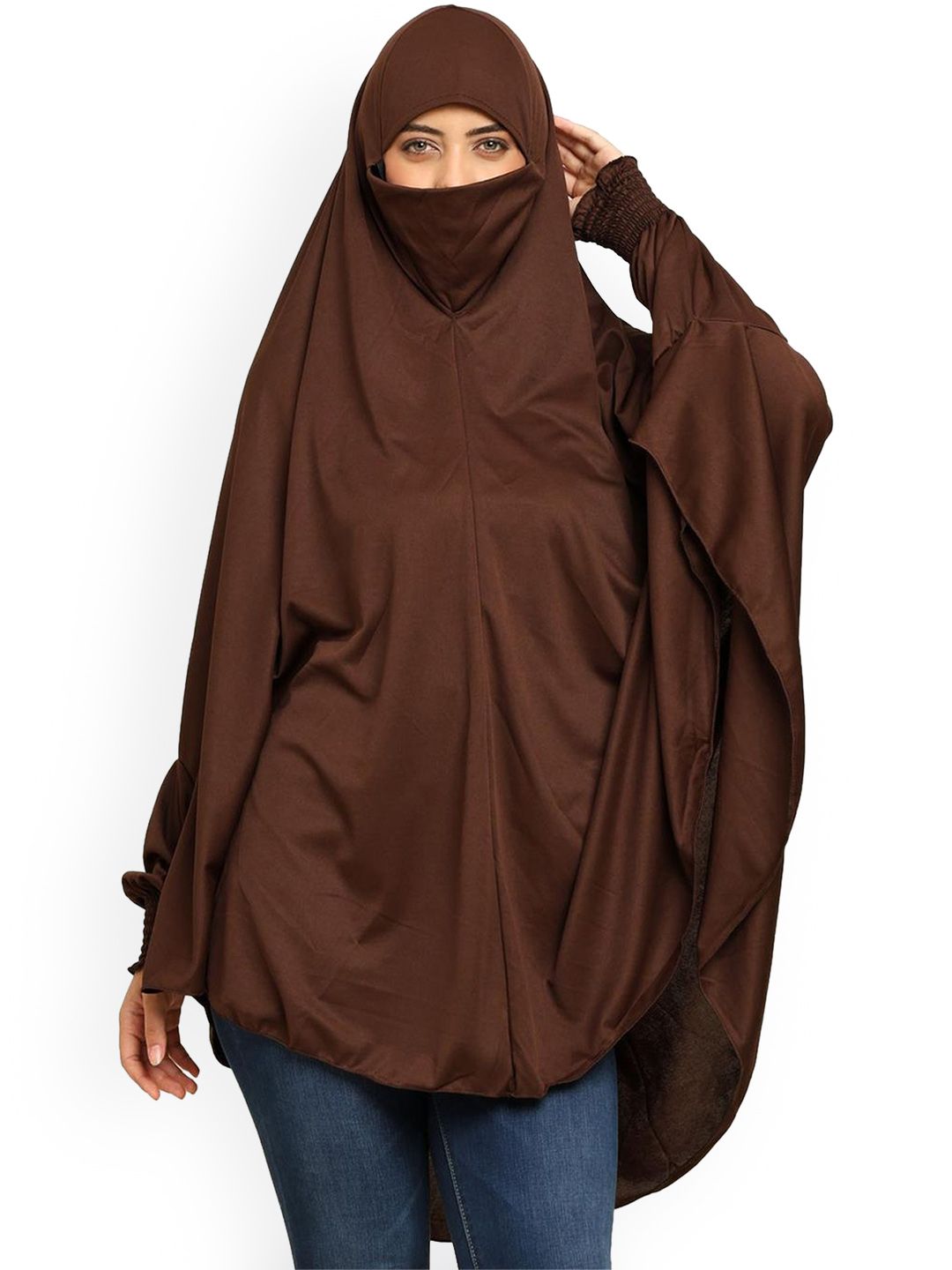 URBAN KANYA Cotton Round Neck Hijab Burqas