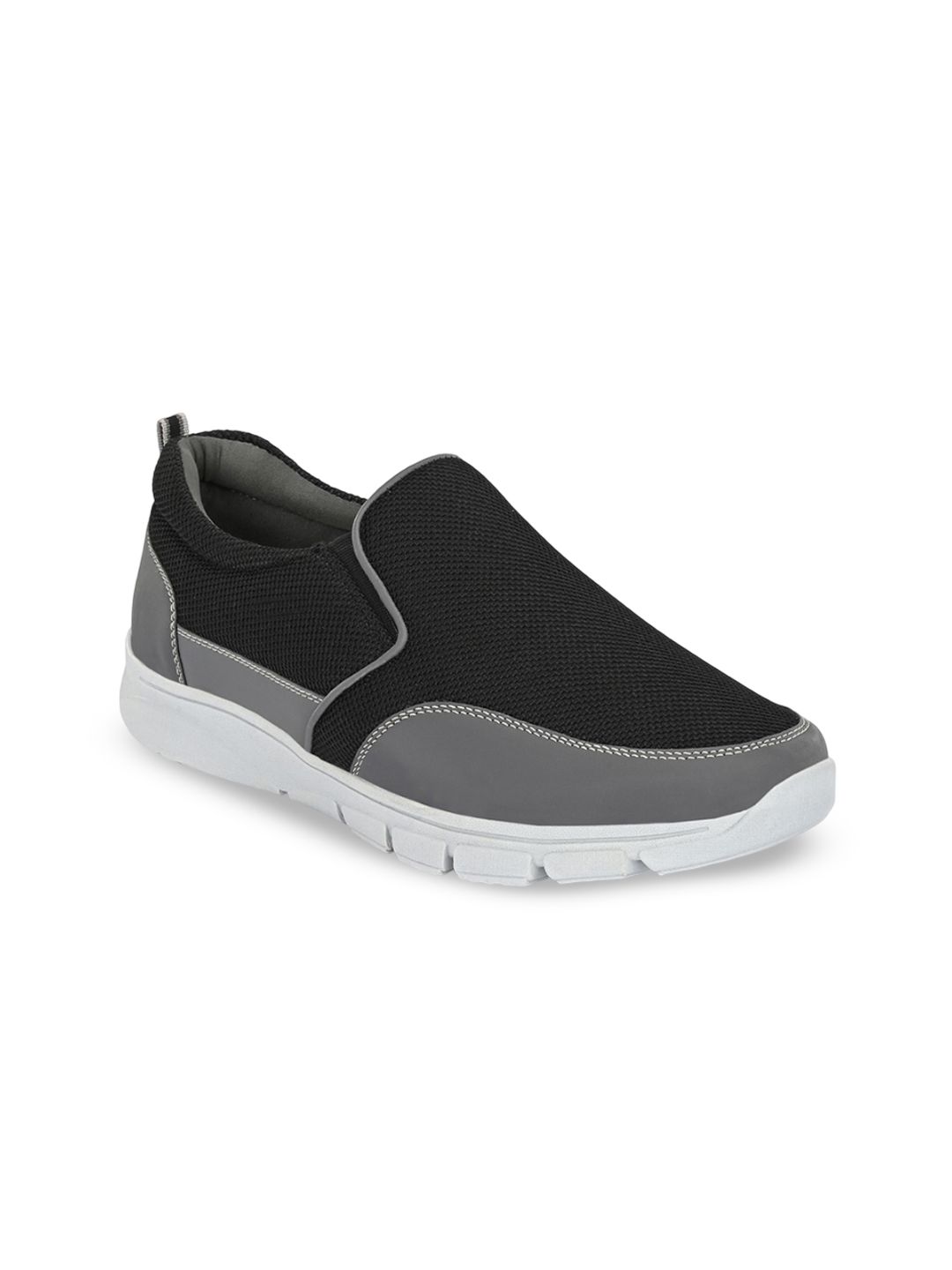 HERE&NOW Men Colourblocked Slip-On Sneakers-image-15