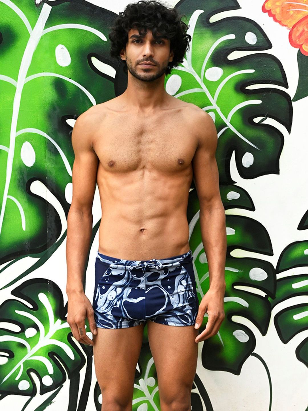 TROVE - 365 Days of Summer Swim Trunk in Imprints of Flow Vivid Wavelets-image-49