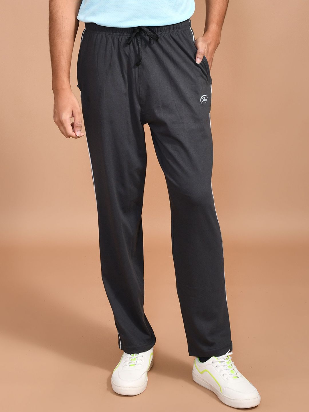SKYKNIT Men Relaxed-Fit Cotton Track Pants-picture-27