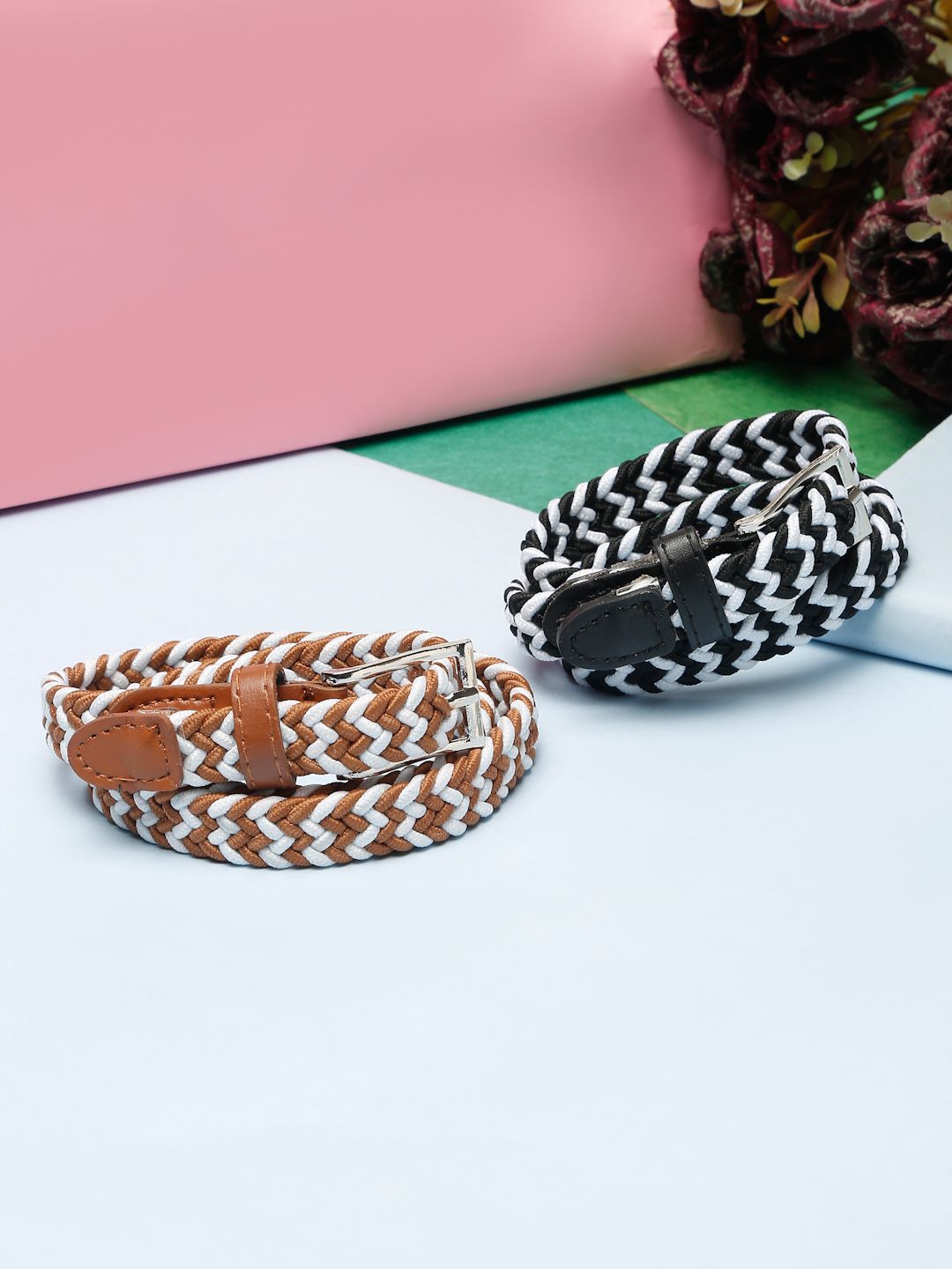 Stoln Girls Braided 2 Reversible Belt-picture-25