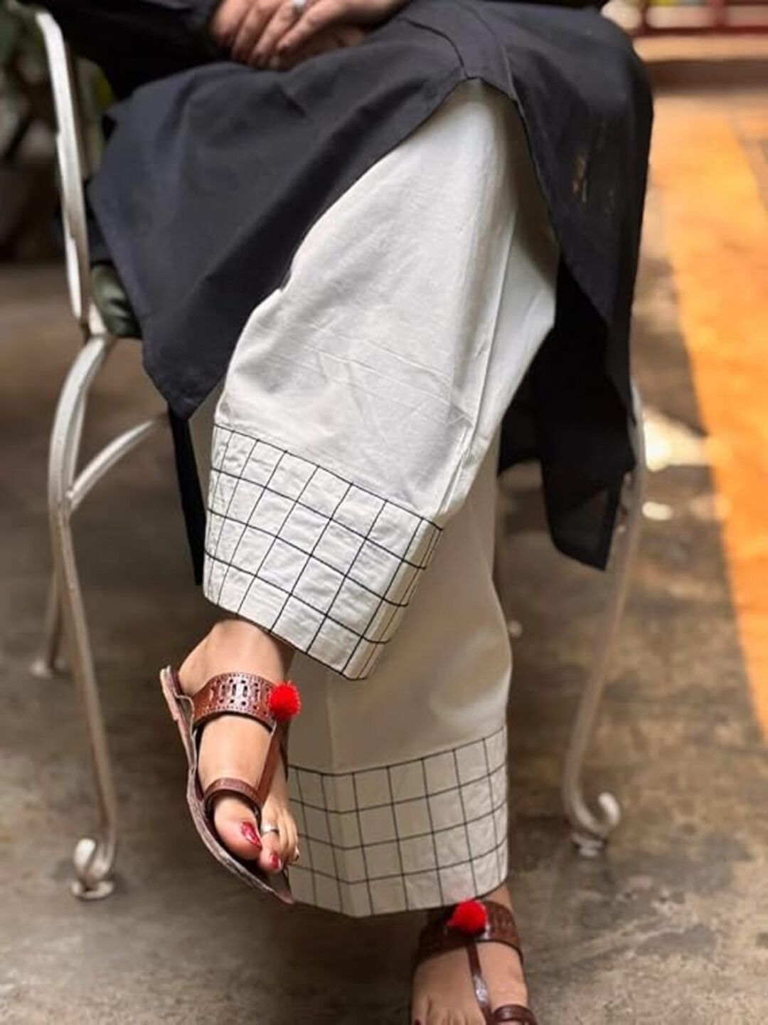 Karthav Fashion Women Printed Loose Fit Cotton Salwar