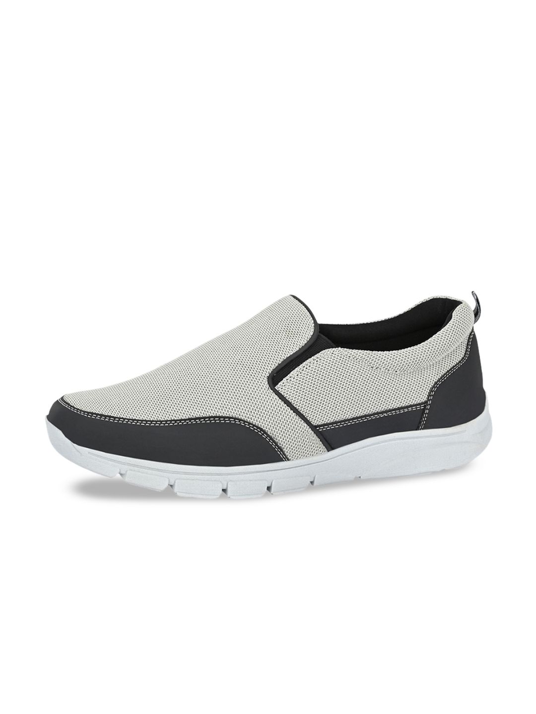 HERE&NOW Men Colourblocked Slip-On Sneakers-picture-36