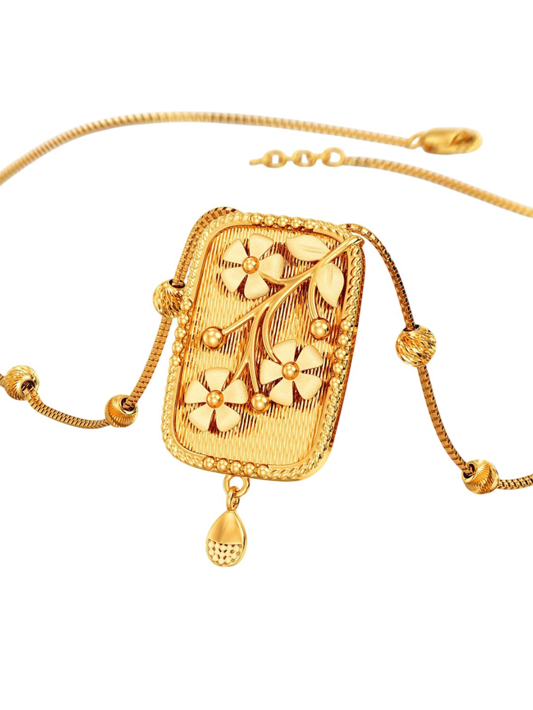 Joyalukkas 22KT The Blooming Flower Necklace Gold - 11.3 g-image-7