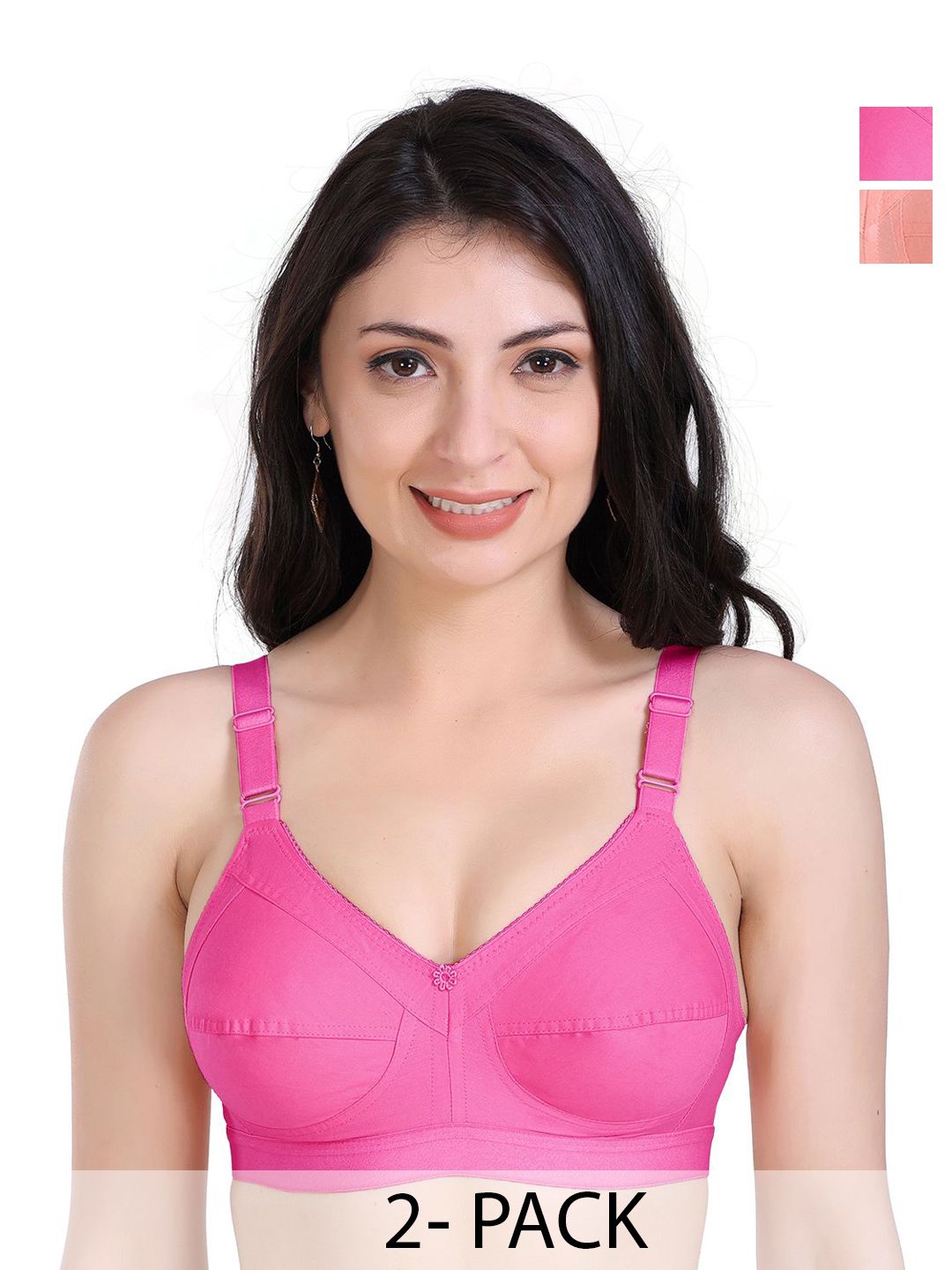 SHYAM SONS FLAIR Women Pack of 2 Full Coverage Minimizer Bra
