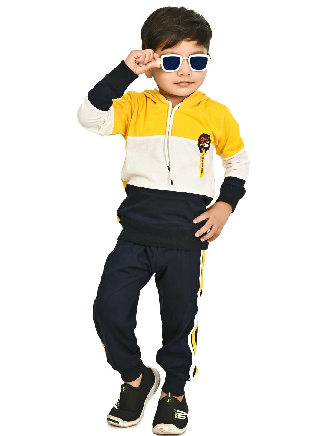 CHANDRIKA Boys Yellow Clothing Set-picture-42