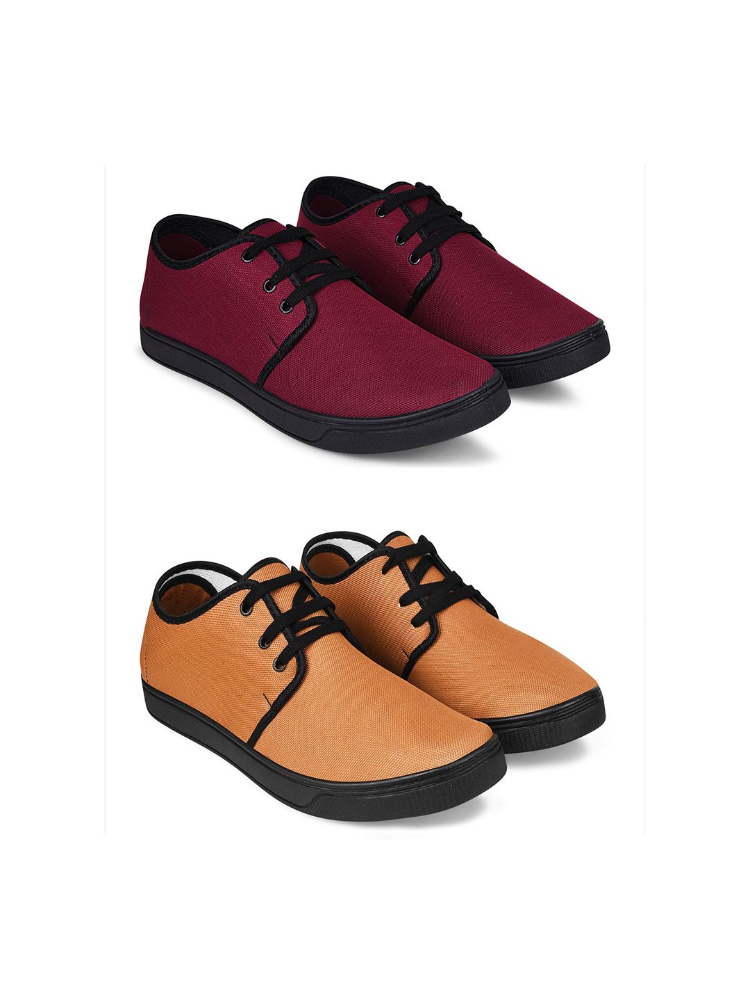 Spotwalk Men Mesh Running Shoes-image-7