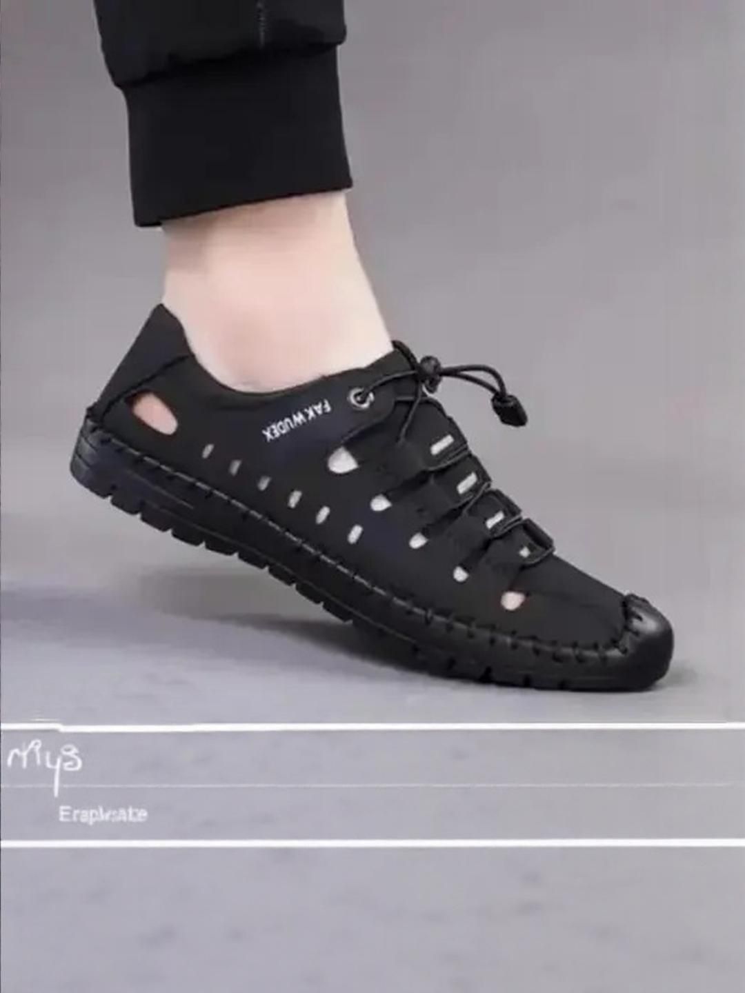 BIGGIE Men Black Sandals-picture-14