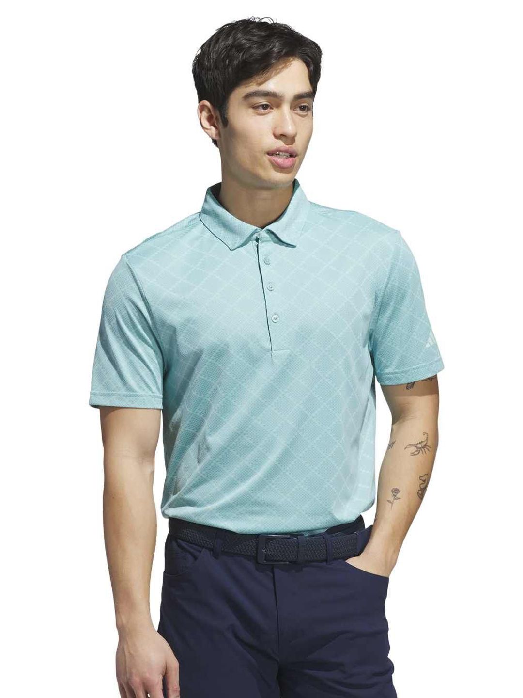 ADIDAS Ultimate365 Hounds Jacquard Polo Shirt-image-1