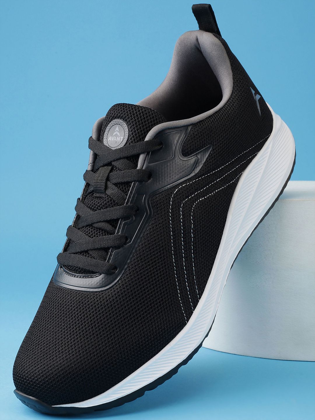 Avant Men Black Vetra Walking Shoes-image-18