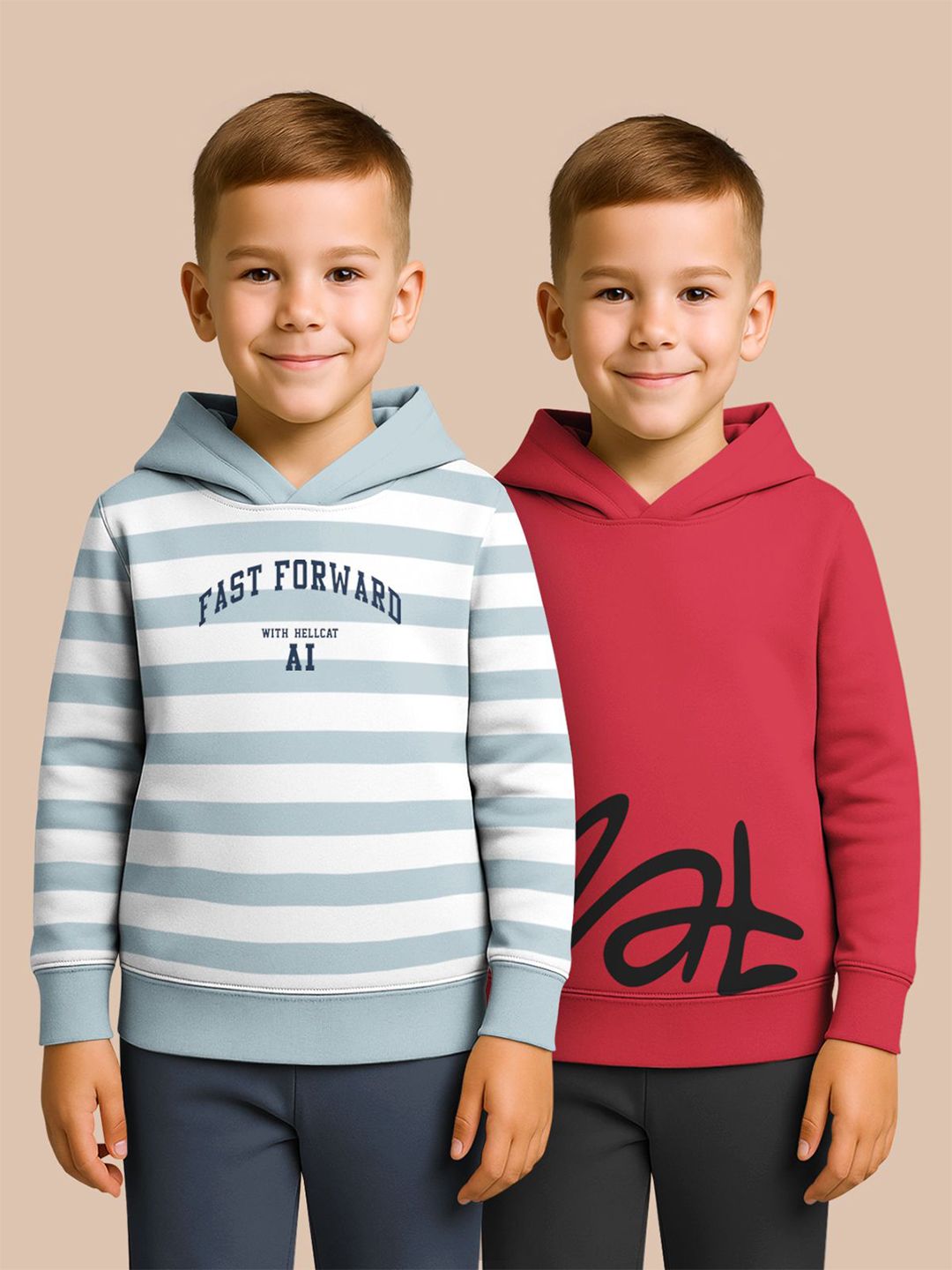 HELLCAT Boys Printed Hooded Sweatshirt-picture-37