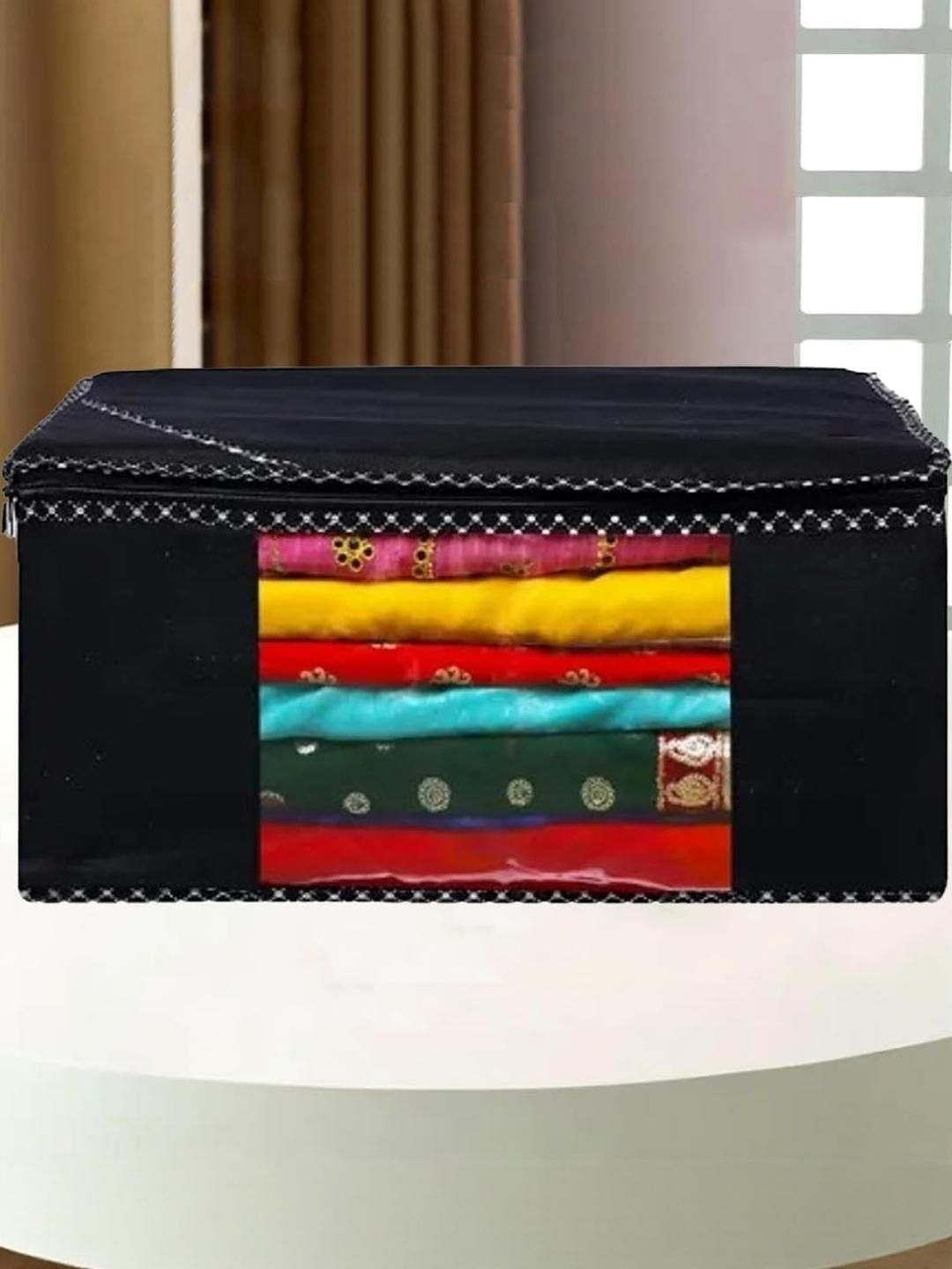 AMAK INC Black Fabric Multi-Utility Wardrobe Organisers-picture-30