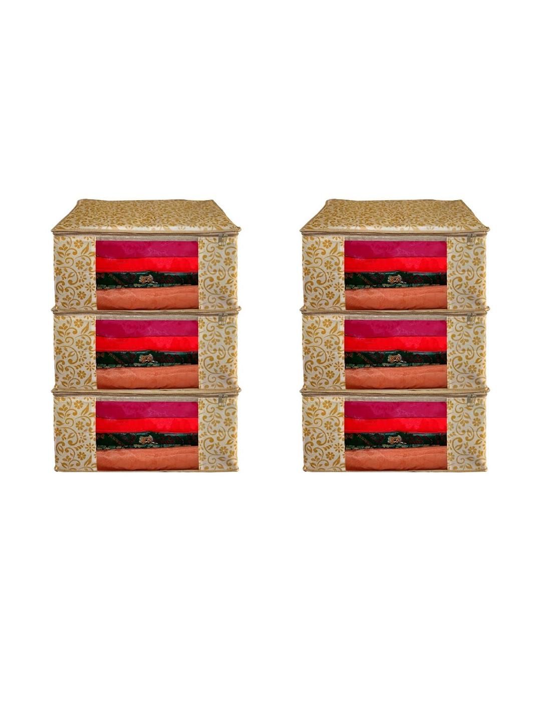 AMAK INC Beige Fabric Multi-Utility Wardrobe Organisers-picture-17